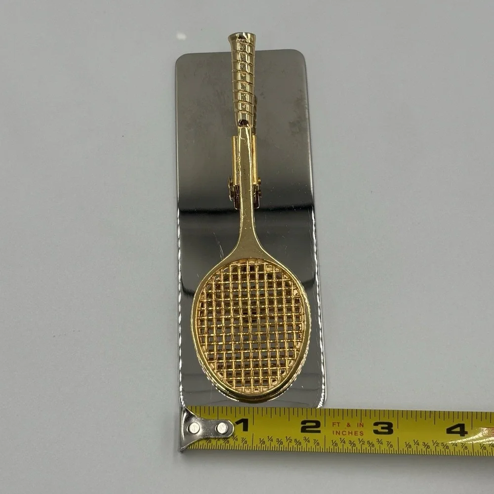 Vintage‎ Tennis Racquet Paper Clip/Paperweight